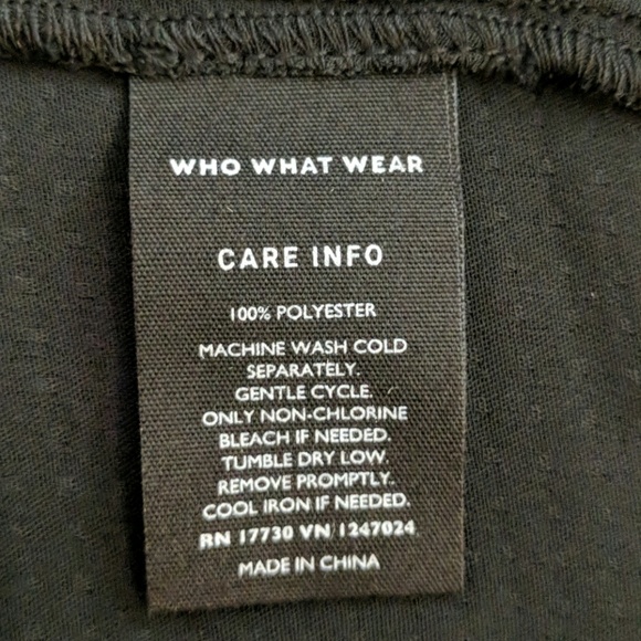 💸Who What Wear Sleeveless Necktie Blouse - Picture 5 of 5